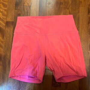 lululemon Align™ High-Rise Short 6" size 10 color Raspberry Cream